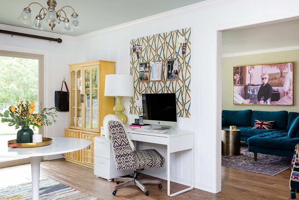 Before and After: an interior designer's office in Texas