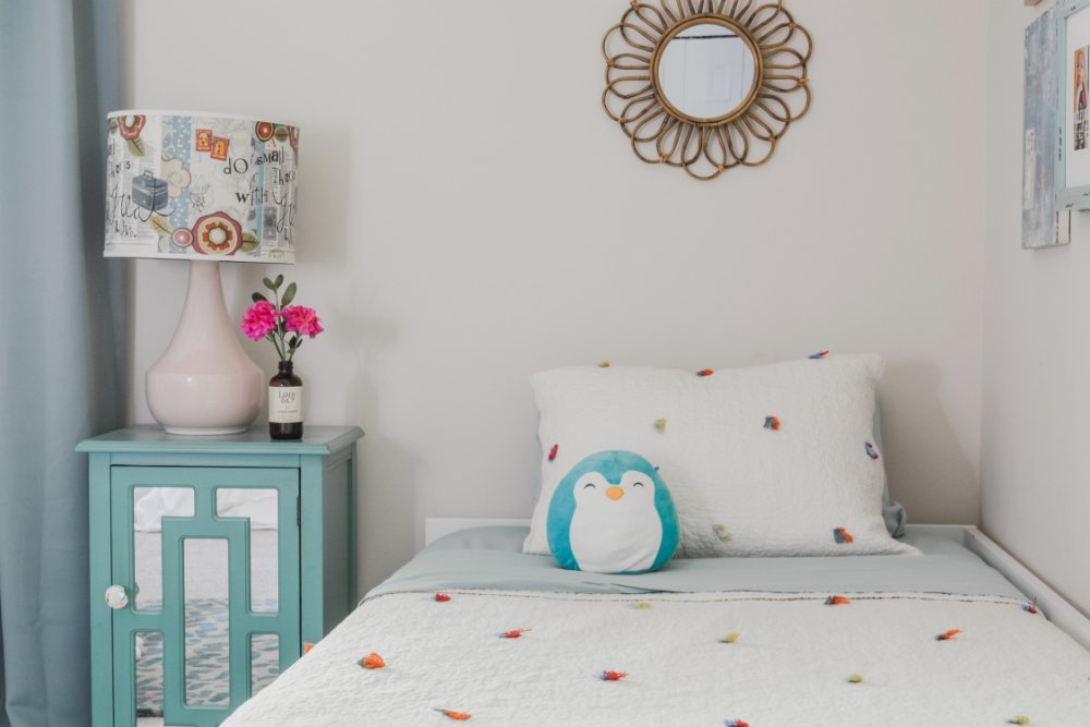 A light and bright bedroom for a toddler