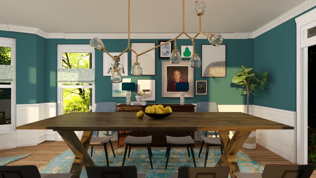 teal-dining-room-decorating-ideas
