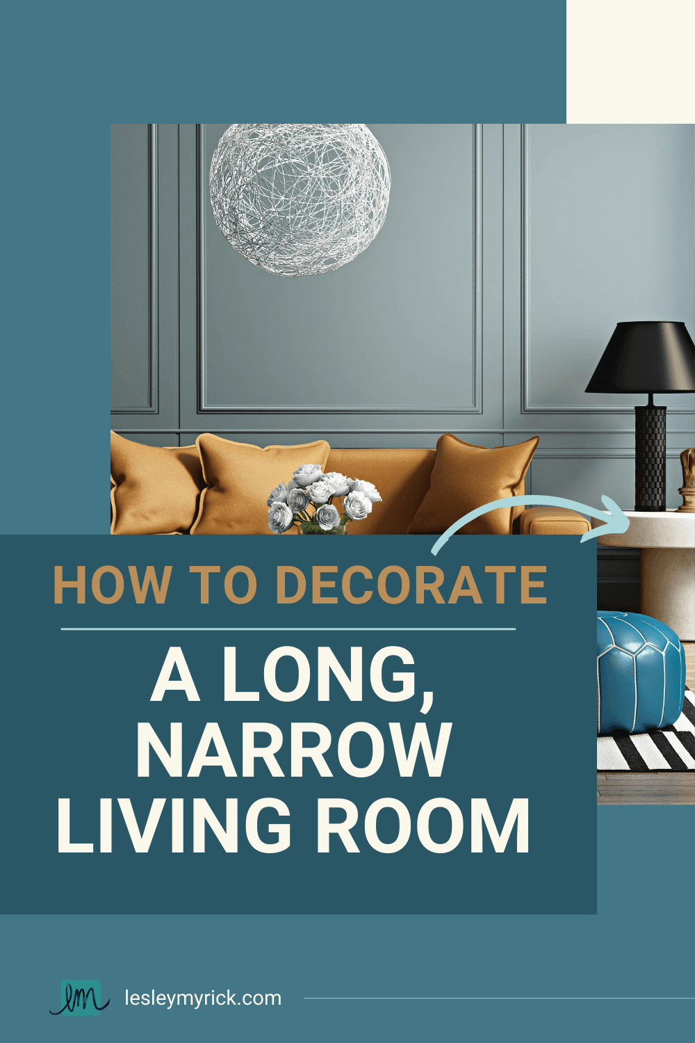 how to decorate a long, narrow living room