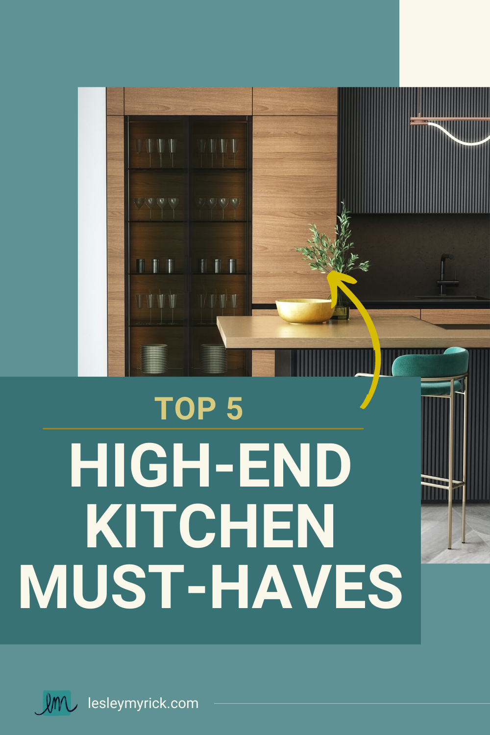 Top 5 high-end kitchen must-haves from interior designer Lesley Myrick. Lesley Myrick serves clients locally in the Atlanta Georgia area, as well as virtually throughout the United States and Canada.