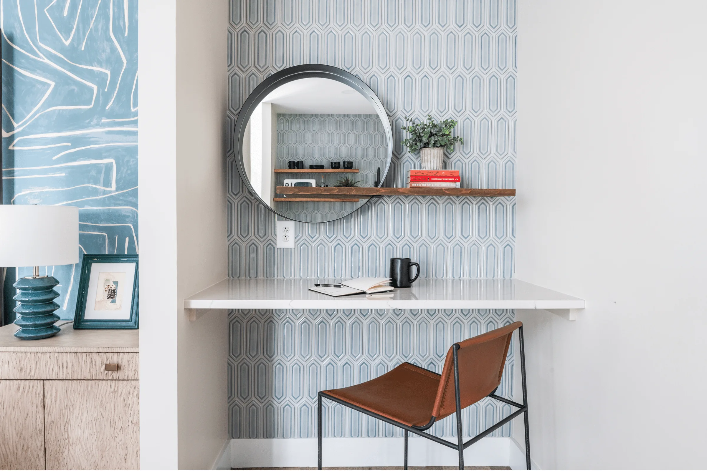 Macon new build guest house office area