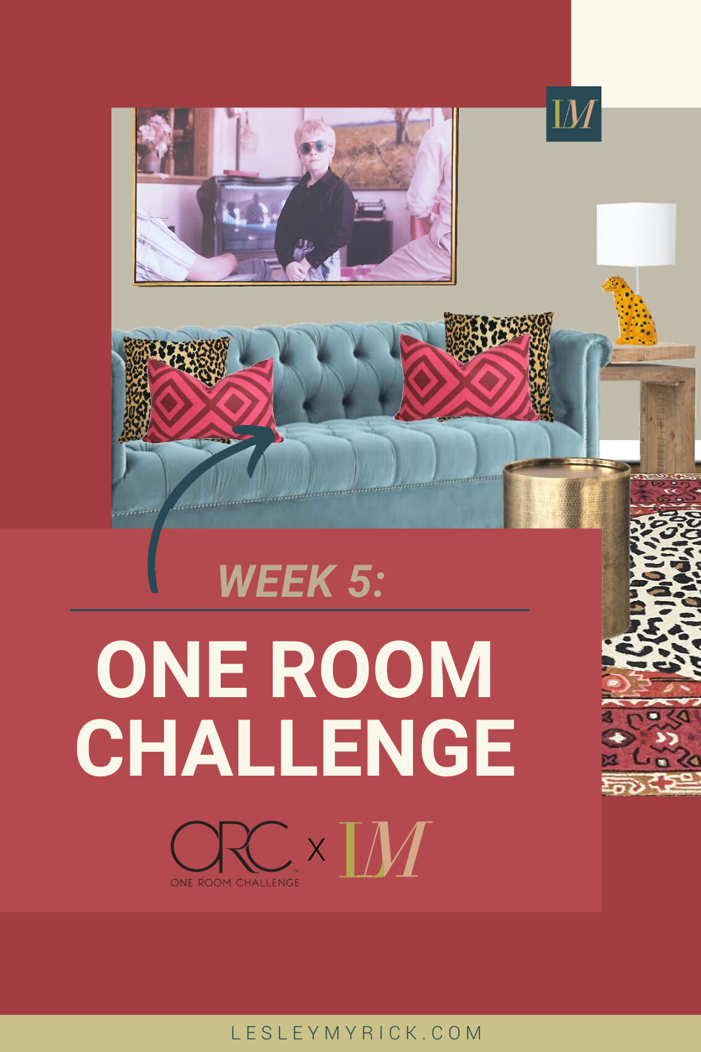 2023 spring One Room Challenge by Macon interior designer Lesley Myrick